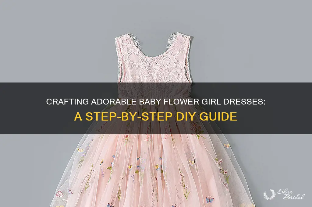how to make baby flower girl dress