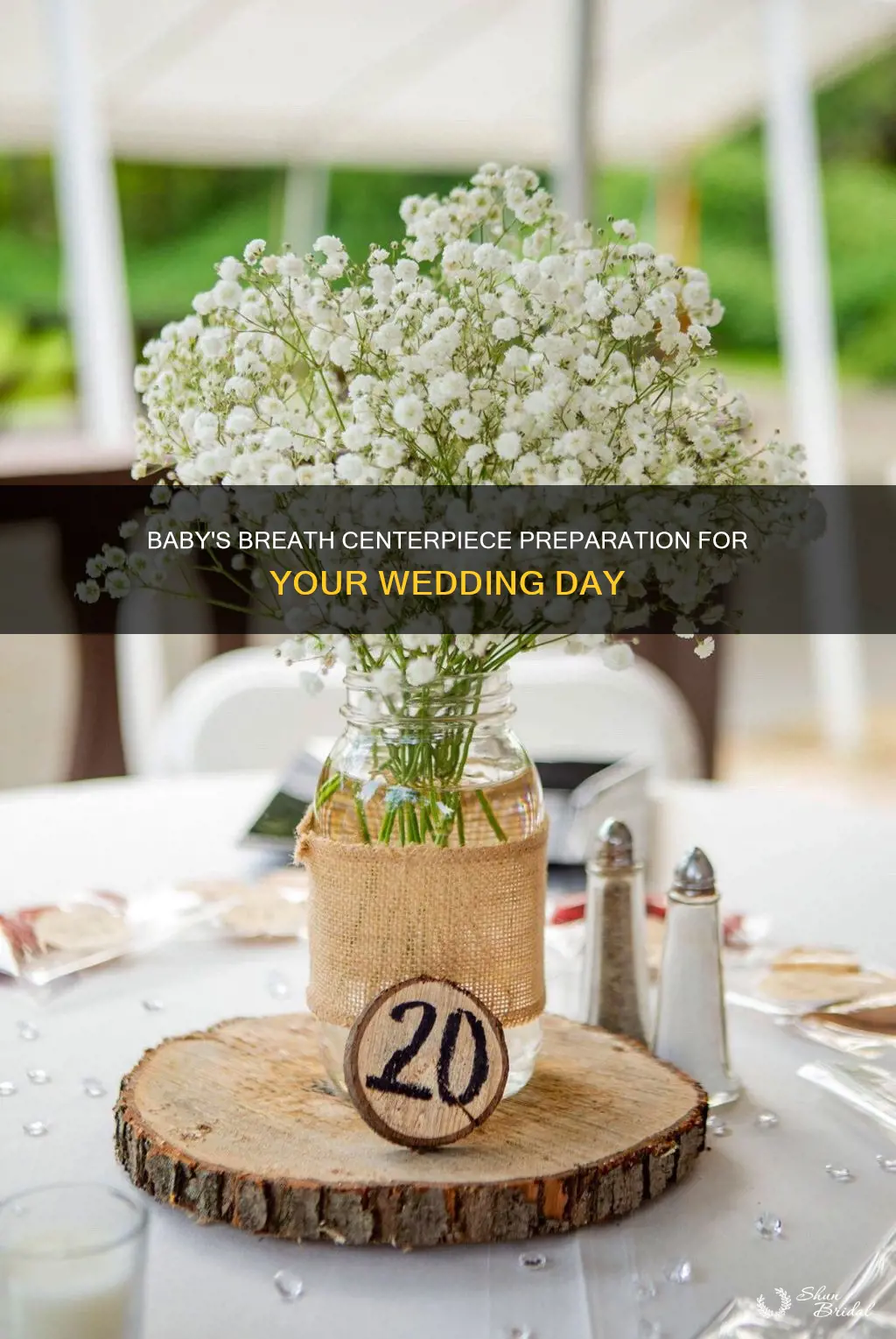 how to make babys breath centerpieces prior to wedding