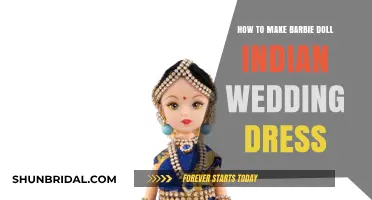 Create a Barbie Doll's Indian Wedding Dress