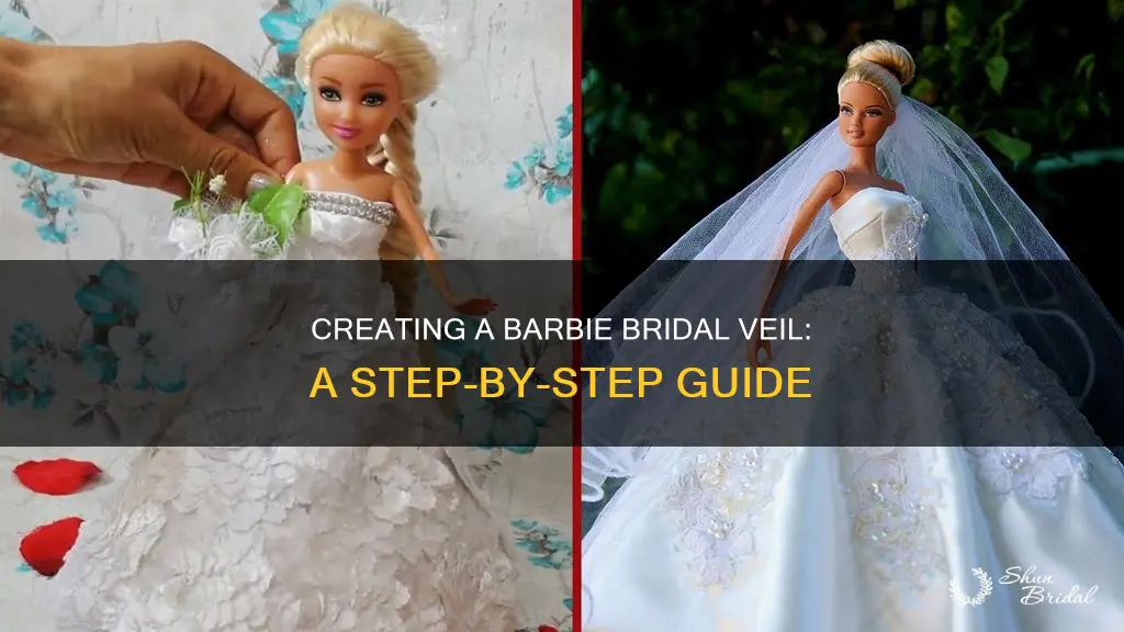 how to make barbie wedding veil