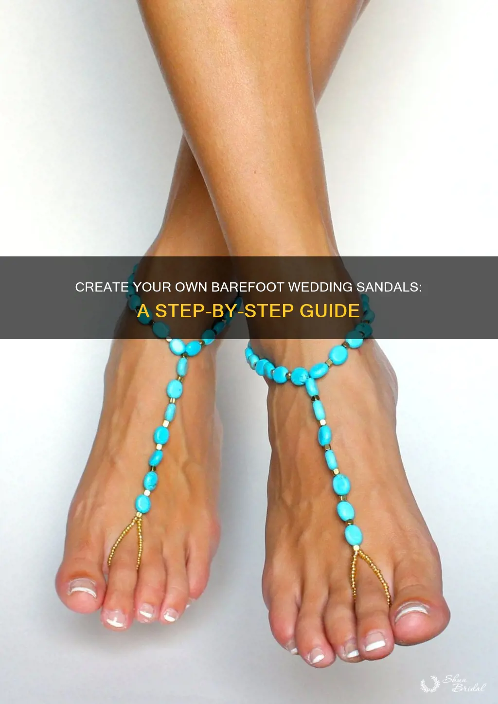 how to make barefoot wedding sandals