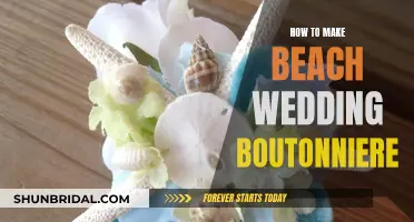 Creating a Beach Wedding Boutonniere: A Step-by-Step Guide