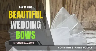 Creating Exquisite Wedding Bows: A Step-by-Step Guide