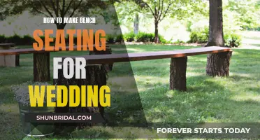 Creating Cozy Bench Seating for Your Dream Wedding