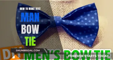 Crafting the Perfect Bow Tie for Your Wedding