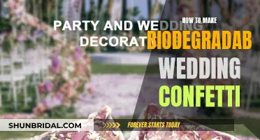 Make Your Wedding Eco-Friendly with Biodegradable Confetti