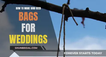 Creating Bird Seed Bags: Wedding Favor Idea