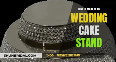 Creating a Bling Wedding Cake Stand: A Step-by-Step Guide