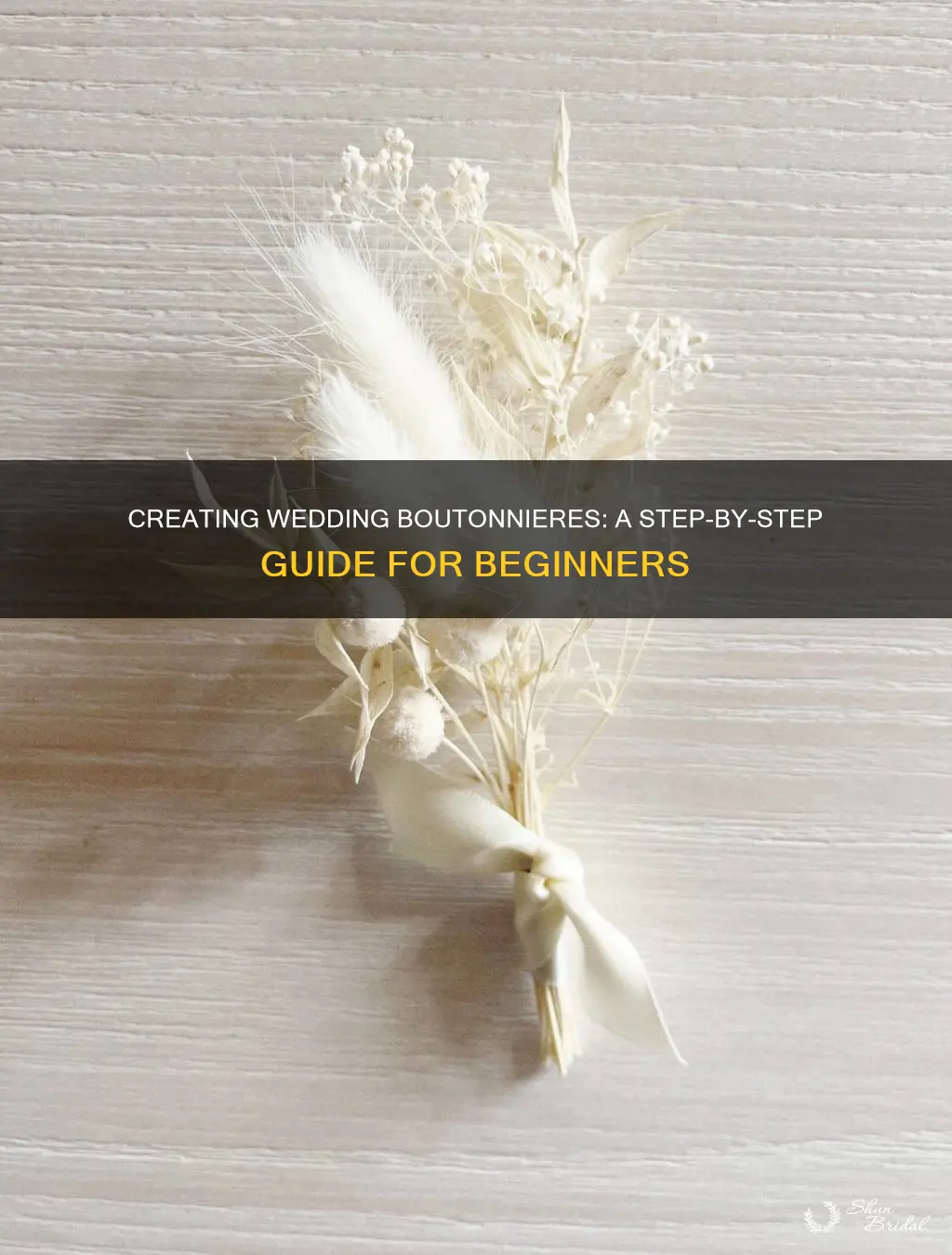 how to make boutonniere for wedding