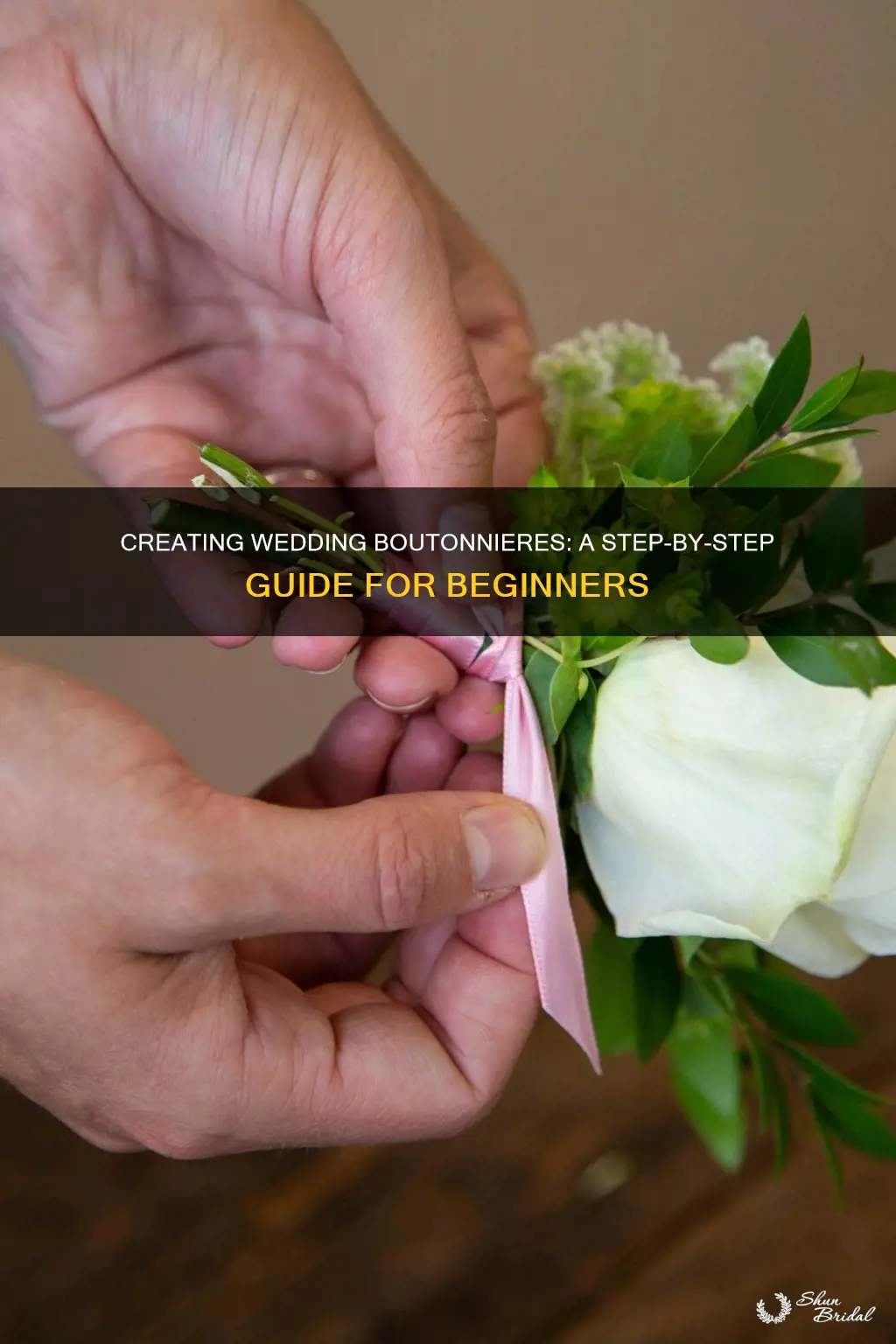 how to make boutonnieres for a wedding