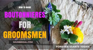 Crafting Perfect Groomsmen Boutonnieres: A Step-by-Step DIY Guide