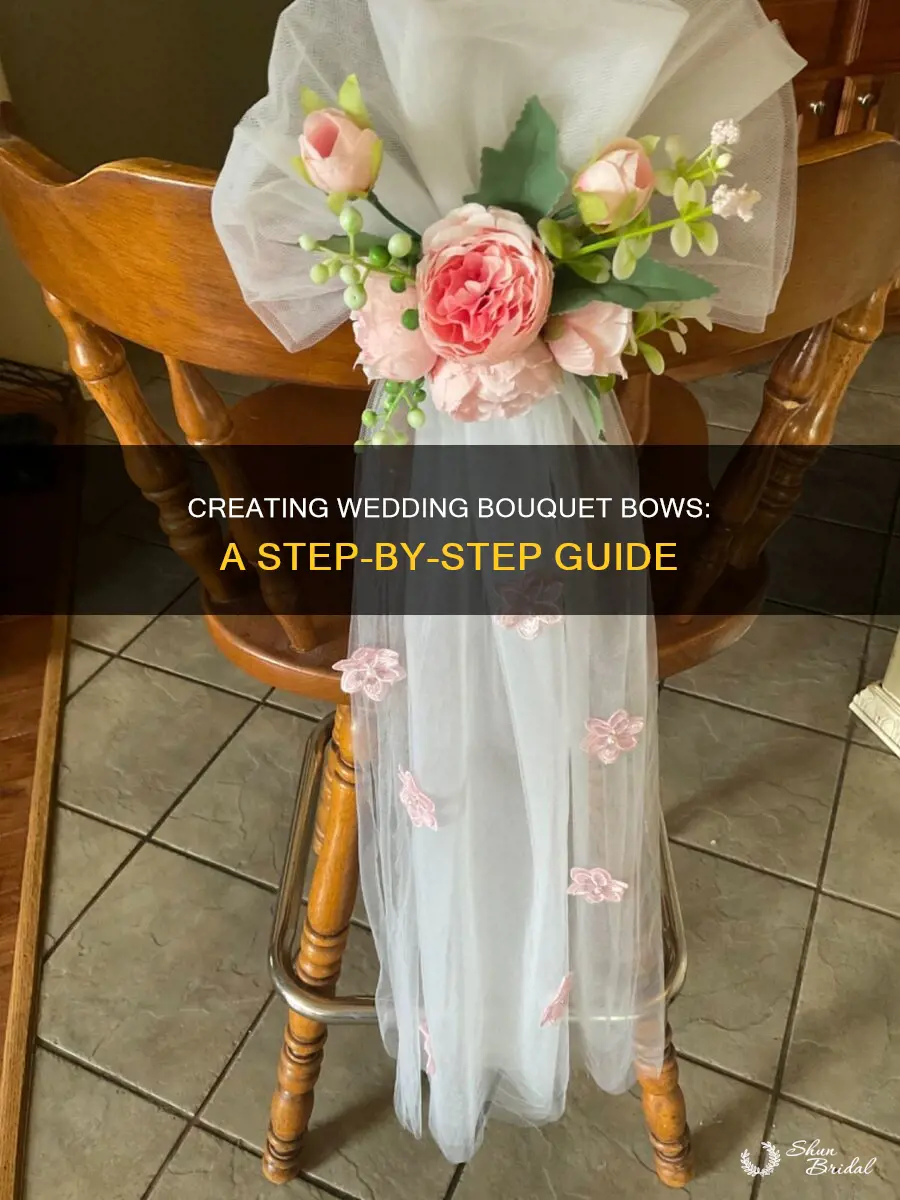 how to make bows for wedding bouquets