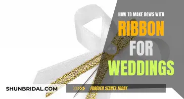 Creating Wedding Bows: Ribbon Techniques for Beginners