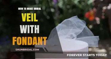 Elegant Fondant Bridal Veil Tutorial: Crafting Delicate Edible Wedding Decor