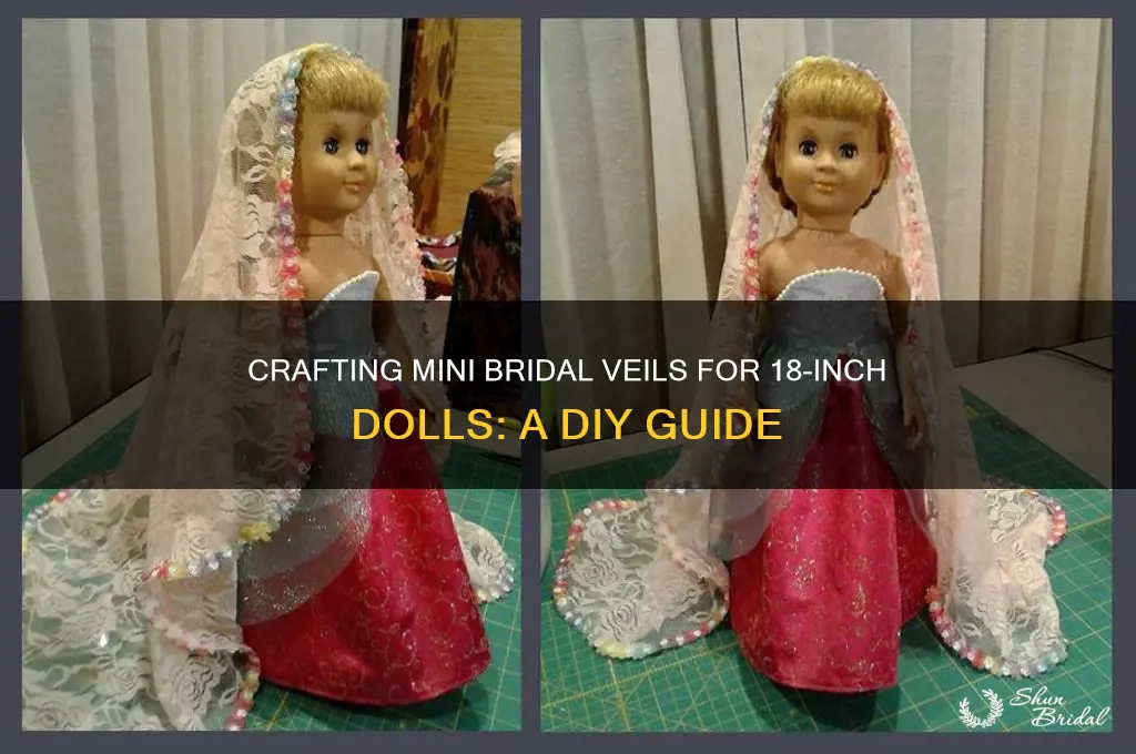 how to make bridal veils for 18 dolls