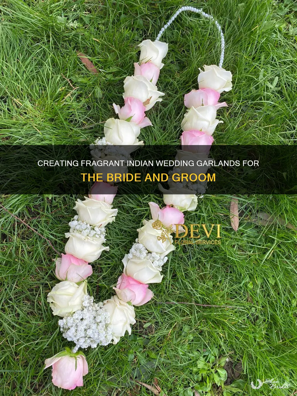 how to make bride and groom indian wedding garlands