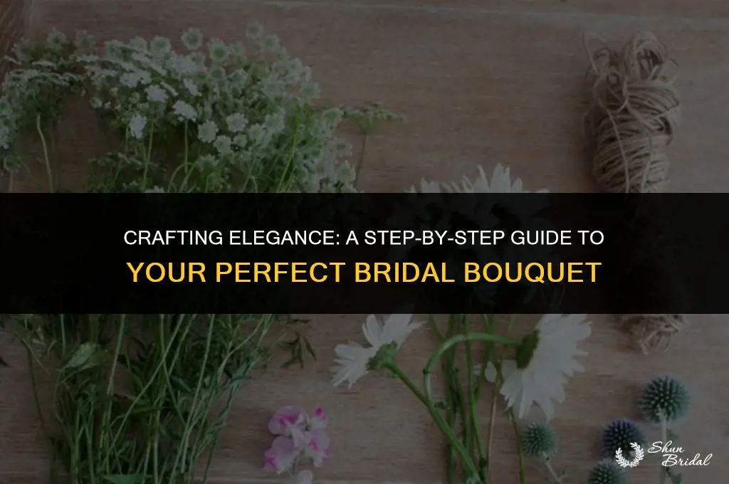how to make bride bouquet