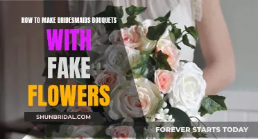 Creating Bridesmaids Bouquets with Artificial Flowers