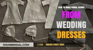 Transforming Wedding Dresses into Burial Gowns