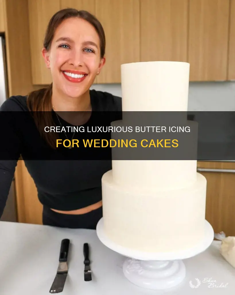 how to make butter icing for wedding cakes