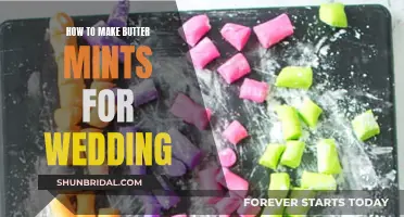 Creating Custom Butter Mints for Your Wedding Day