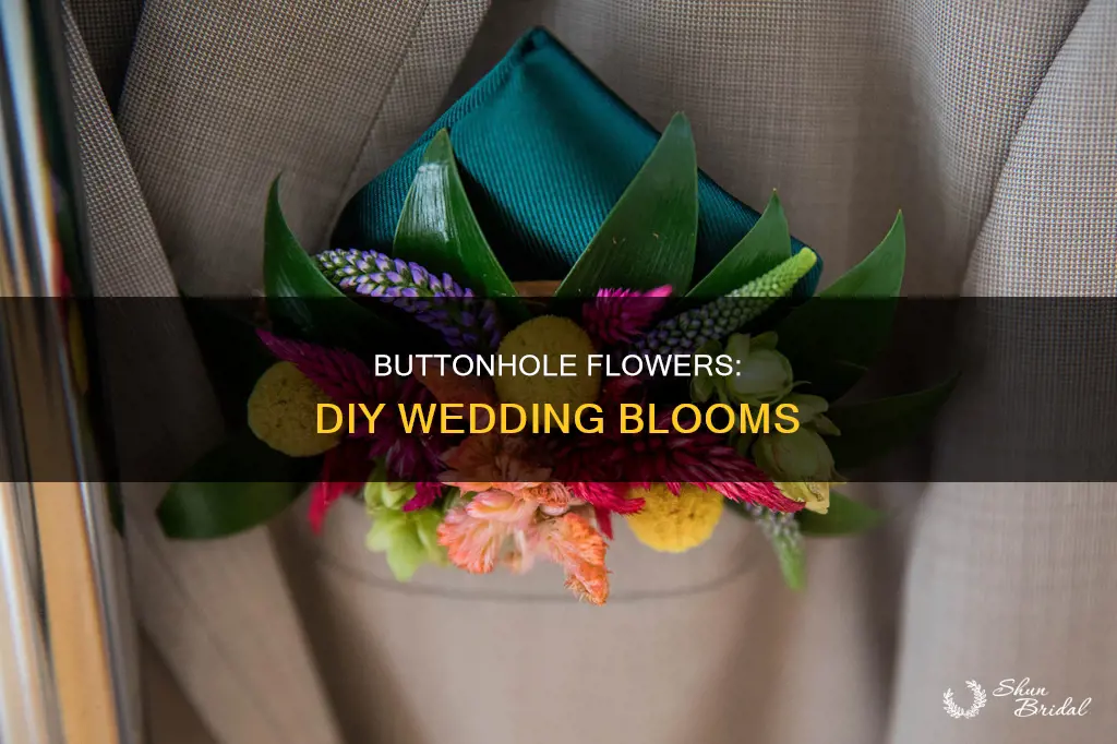 how to make buttonhole flowers for weddings