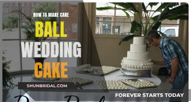 Creating a Cake Ball Wedding Cake