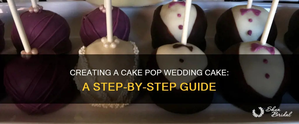 how to make cake pop wedding cake