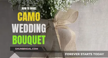 Creating a Camouflage-Themed Wedding Bouquet