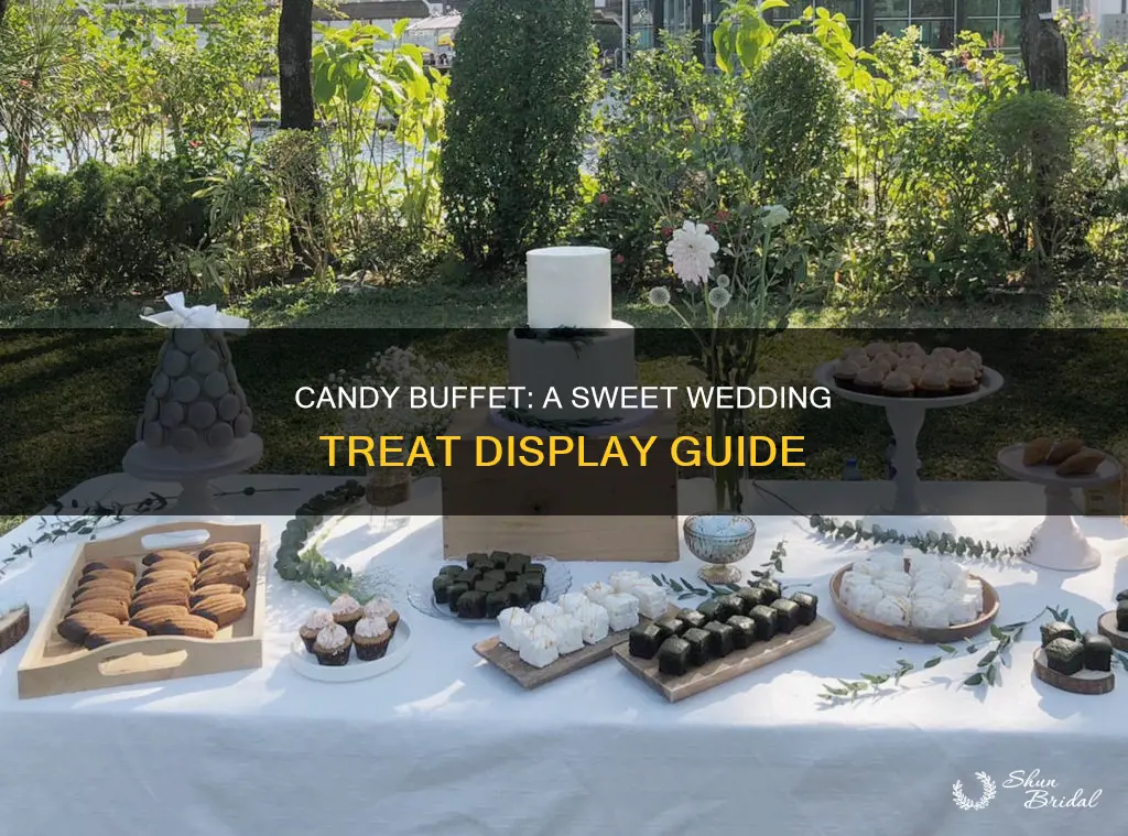 how to make candy buffet for wedding