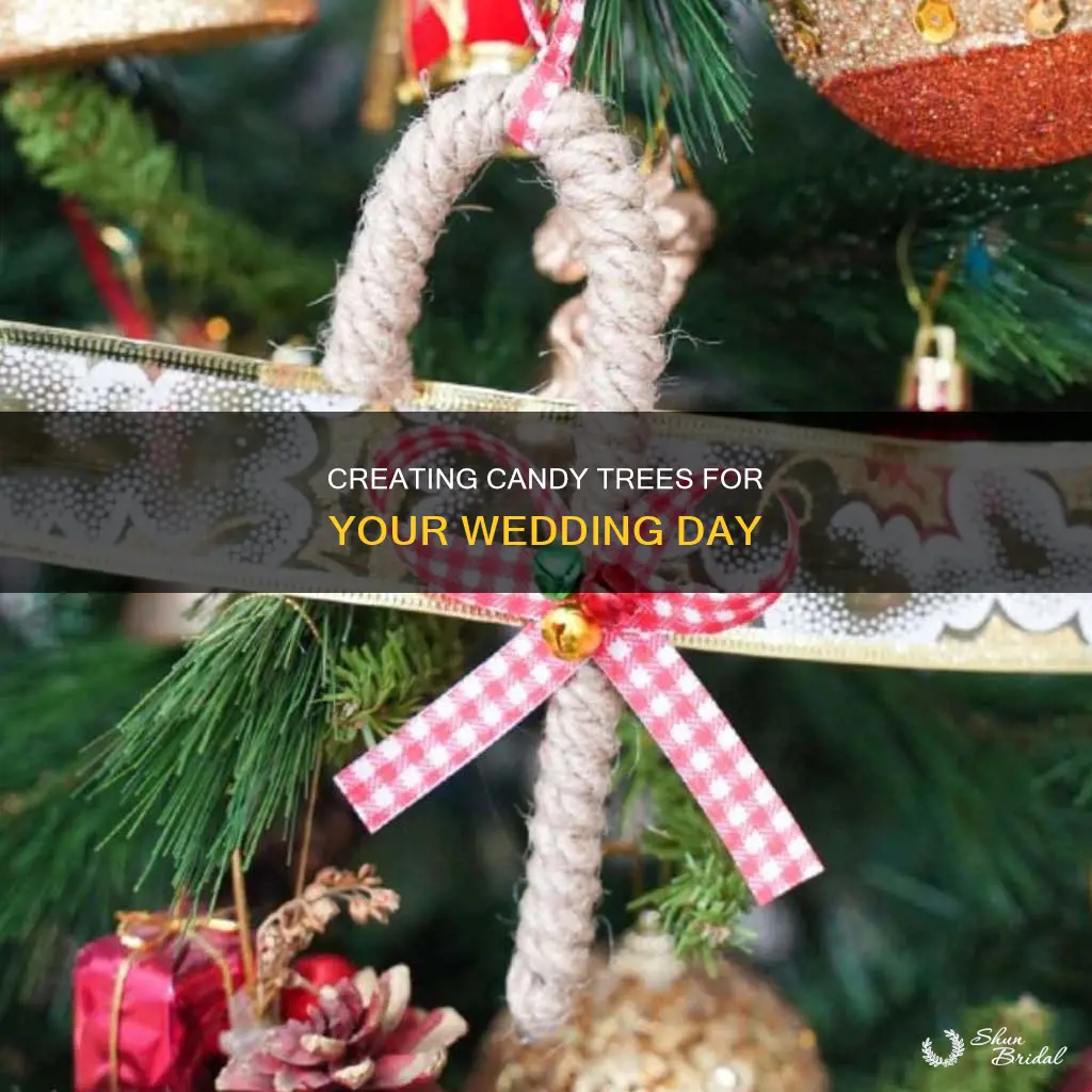 how to make candy trees for weddings