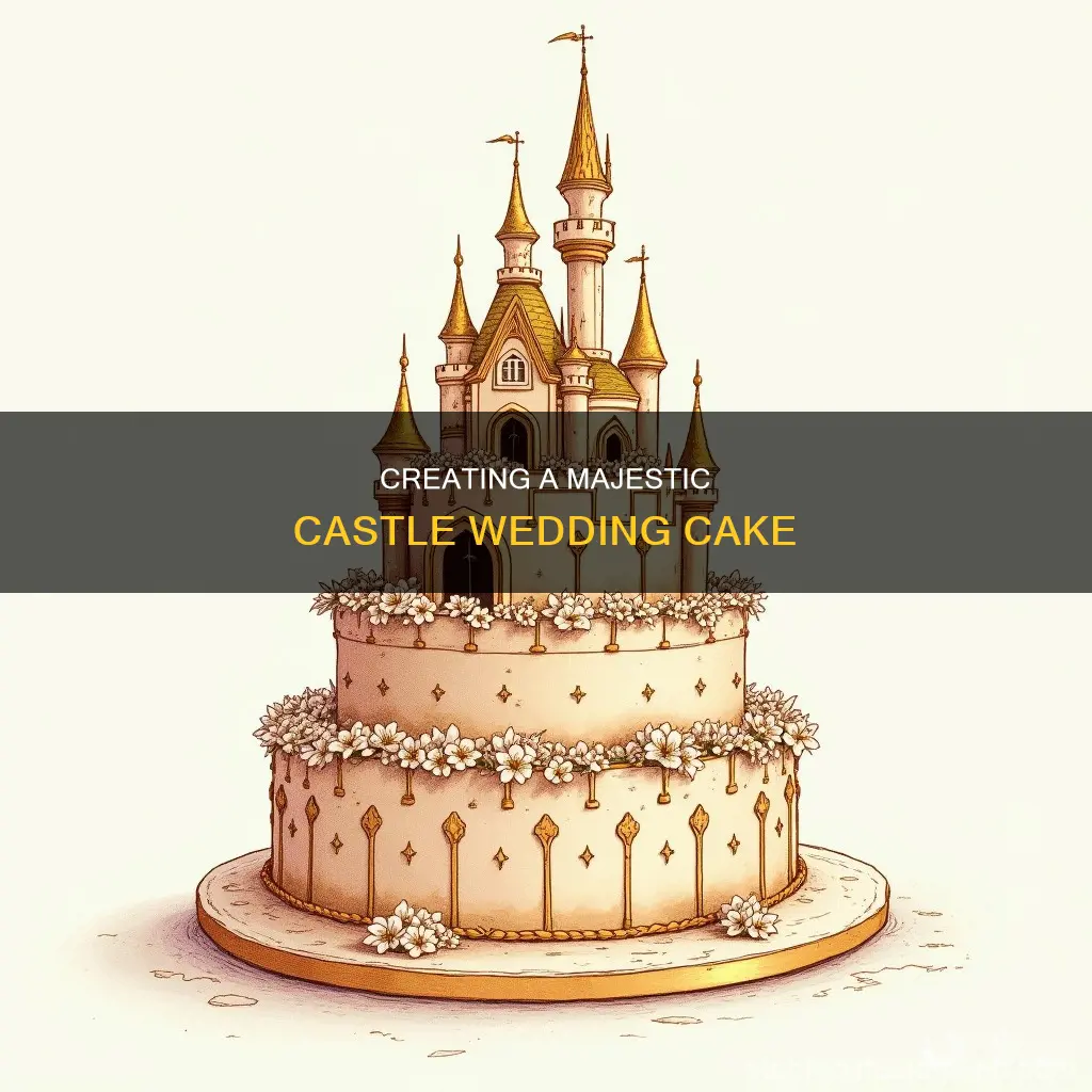 how to make castle wedding cake