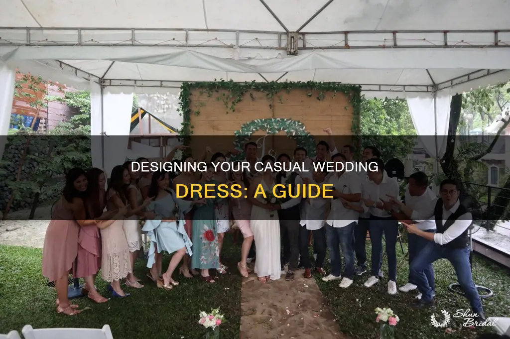 how to make casual wedding dress