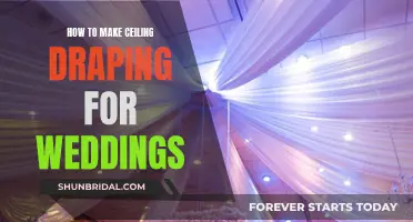 Ceiling Draping for Weddings: A Step-by-Step Guide to Romance