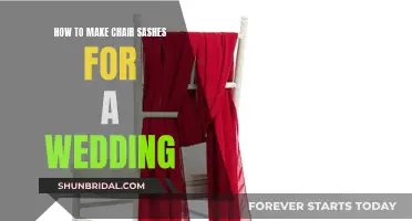 Crafting Wedding Chair Sashes: A Step-by-Step Guide for Beginners