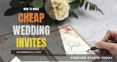 DIY Wedding Invites: Crafting on a Budget