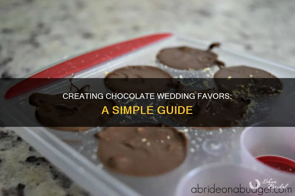 how to make chocolate favors for weddings