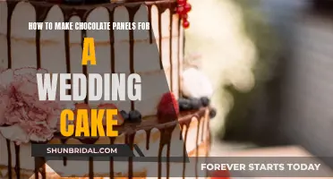 Creating Chocolate Panels for Your Wedding Cake