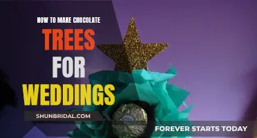 Crafting Chocolate Trees: Wedding Centerpieces with a Twist