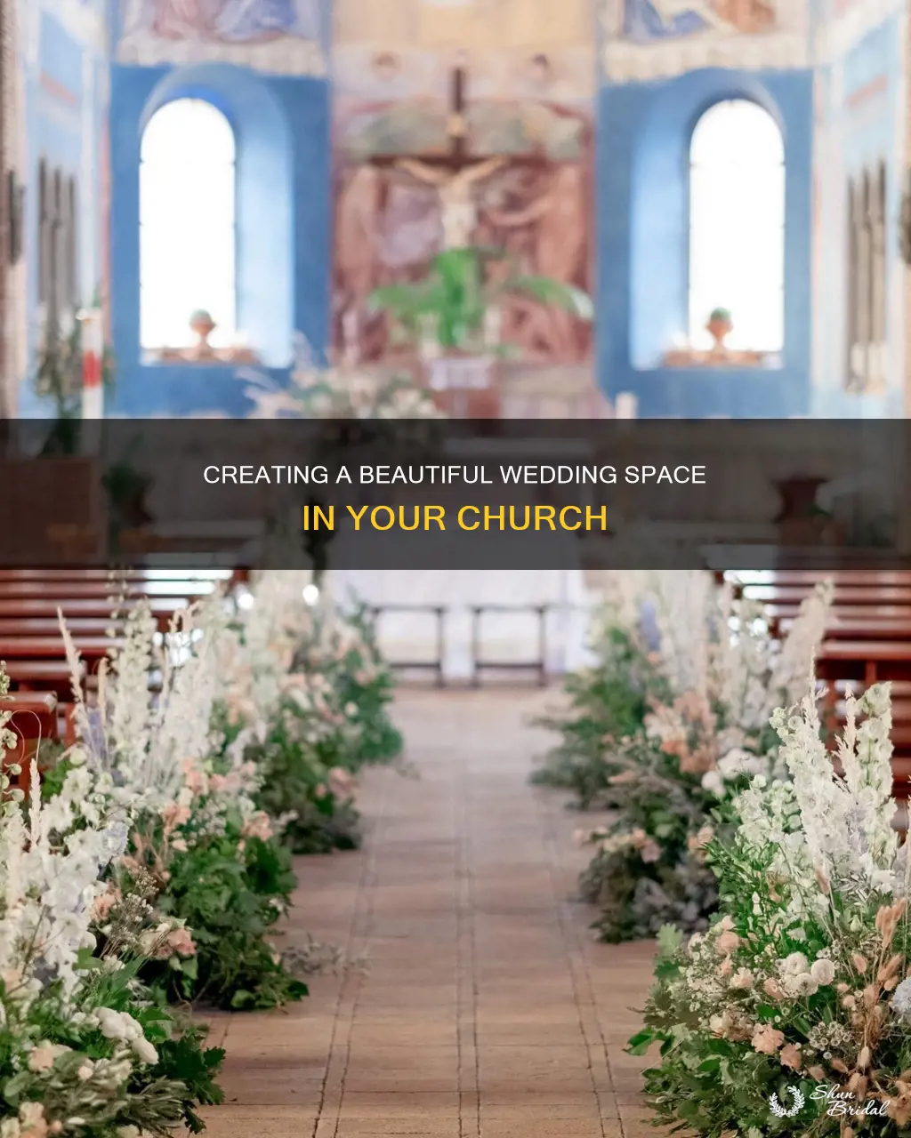 how to make church room nice for wedding