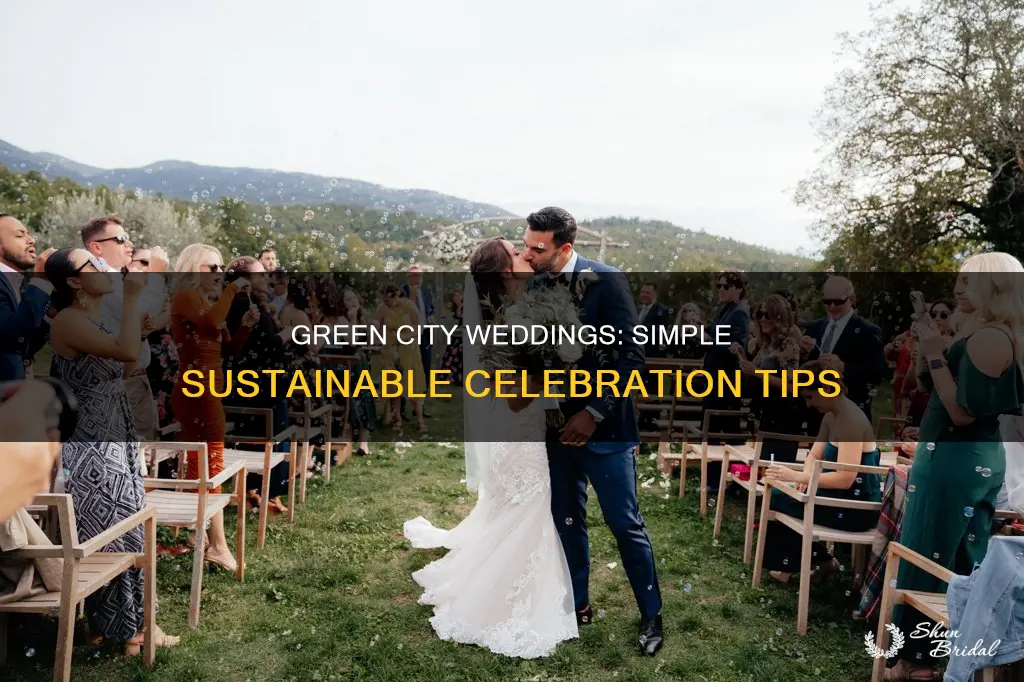 how to make city weddings more sustainable