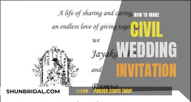 Creating Civil Wedding Invites: A Step-by-Step Guide