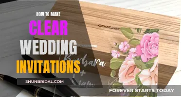 Clear Wedding Invitations: DIY Guide to Perfection