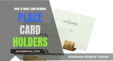 Creating Cork Place Card Holders for Your Wedding