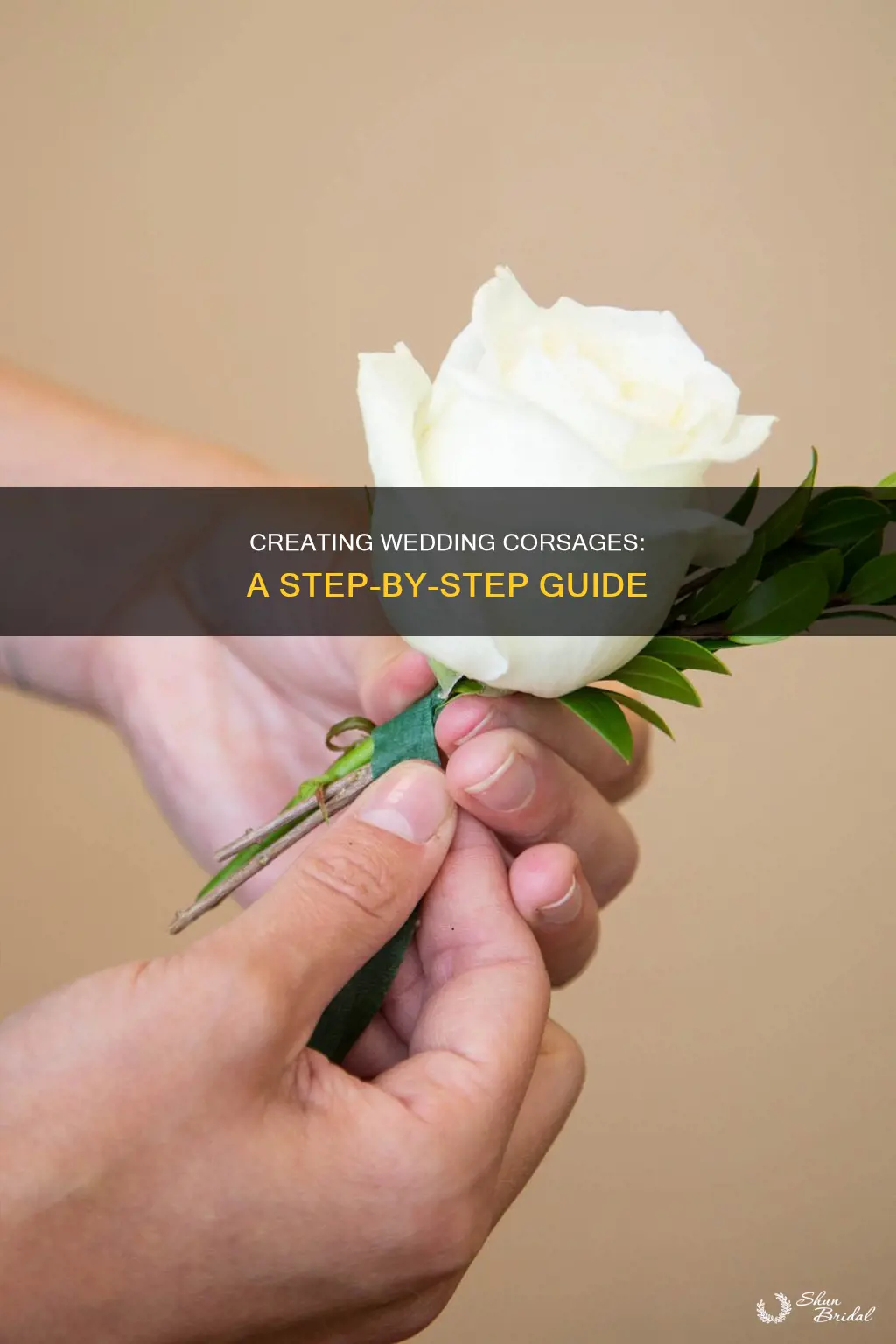 how to make corsage for wedding