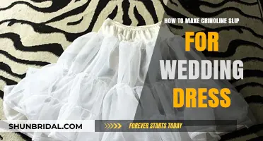 Creating a Wedding Dress Crinoline Slip: A Step-by-Step Guide