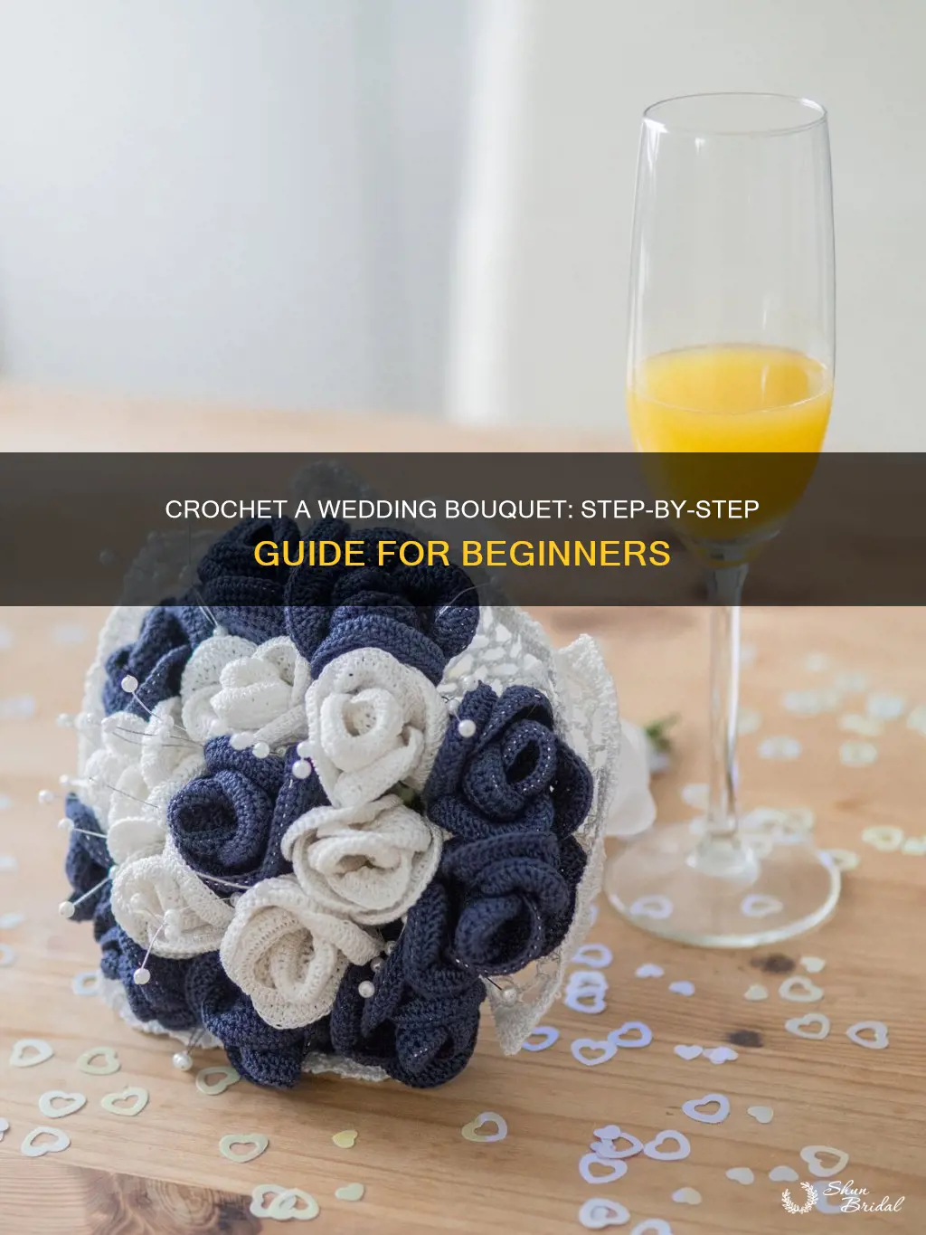 how to make crochet wedding bouquet