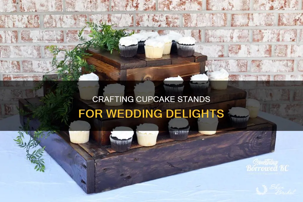 how to make cupcake stand wedding