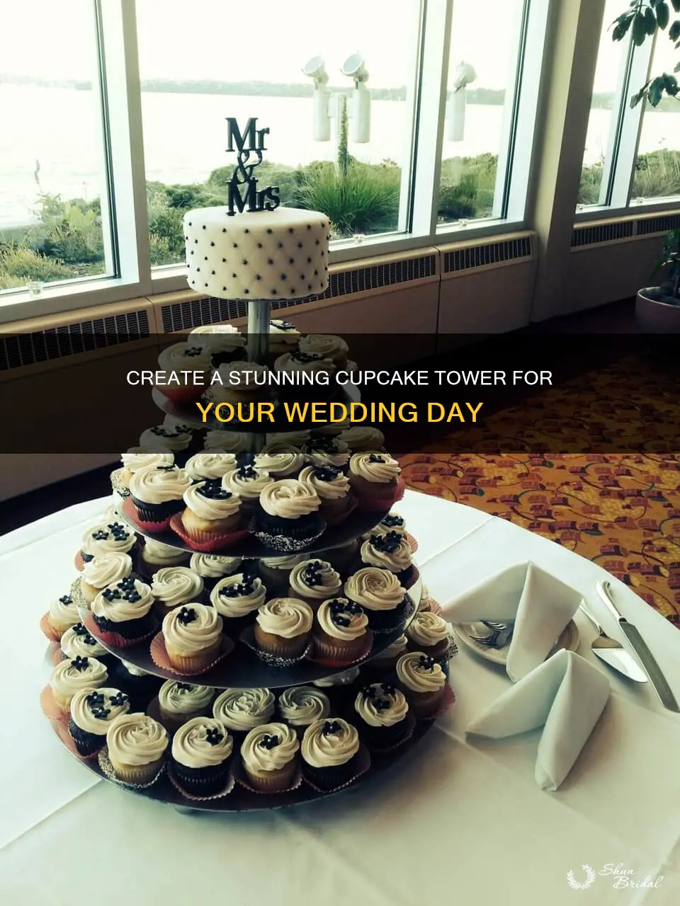 how to make cupcake tower for wedding