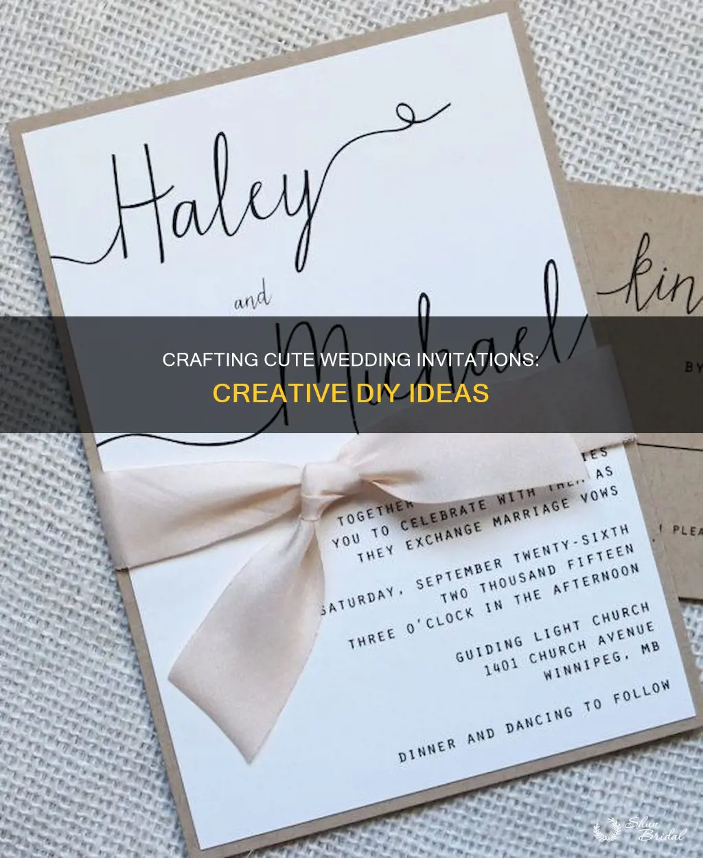 how to make cute wedding invitations